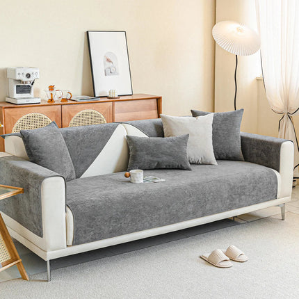 Bobby | Luxe Bankenbescherming Antikras | Geweven Streepontwerp | Wasbaar Chenille | Antislip Onderzijde | Voor Huishoudens met Huisdieren