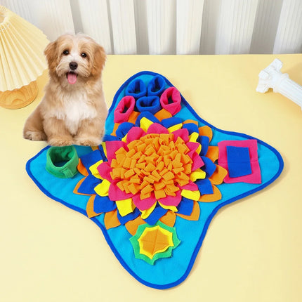 Interactieve Snuffelmat voor Honden | Stimuleert Natuurlijk Foerageergedrag | Duurzaam & Makkelijk Schoon te Maken