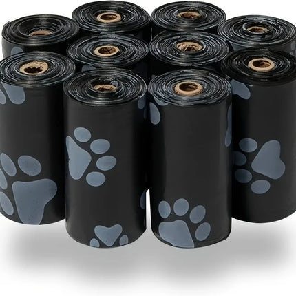 PooGuard Polyethyleen Poepzakjes voor Honden | Duurzaam, Lekvrij, Grote Maat | Zwart & Groen
