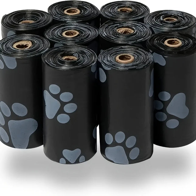 PooGuard Polyethyleen Poepzakjes voor Honden | Duurzaam, Lekvrij, Grote Maat | Zwart & Groen