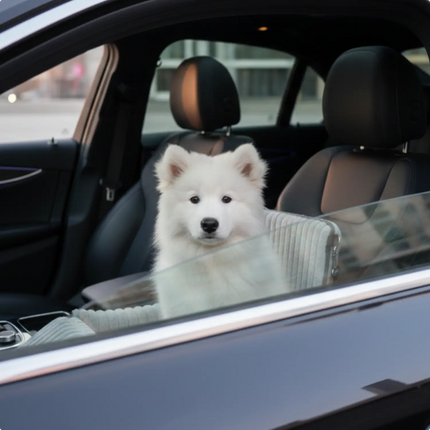 MrFluffyFriend | Safe Car Seat for Dogs | Comfortable Ride | Easy Installation | Suitable for Small and Medium-Sized Dogs