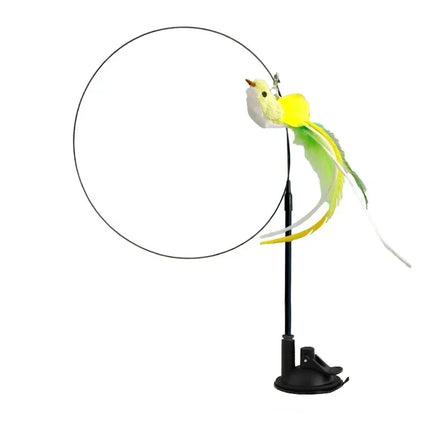 Kattenspeelgoed | Interactieve Pauwenpluim Met Bel | Kunststof Verenstok | Kattenstok | Speeltjes Voor Kittens En Katten | Huisdierbenodigdheden | Veilig En Duurzaam | Simulatie Vogelmotief | Indoor Plezier