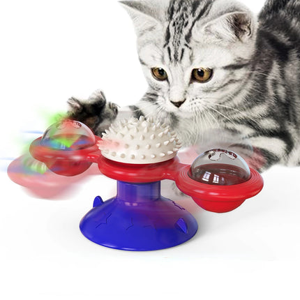 Interactief Draaibaar Speelgoed | Puzzel & Tandverzorging Voor Katten | Plastic Huisdierenspeelgoed | Geen Batterijen | Shandong China