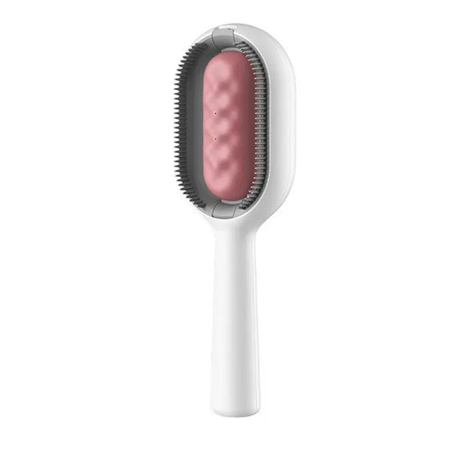 FurBrush Verzorgingshulpmiddel voor Huisdieren | Waterreservoir en Zacht Siliconen | Voor Honden en Katten | Zwart