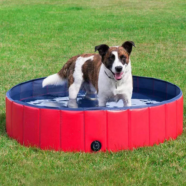 Opvouwbaar Verkoelend Huisdierenzwembad | Draagbaar en Stevig | Ideaal voor Honden, Katten en Kinderen | Geschikt voor Binnen en Buiten