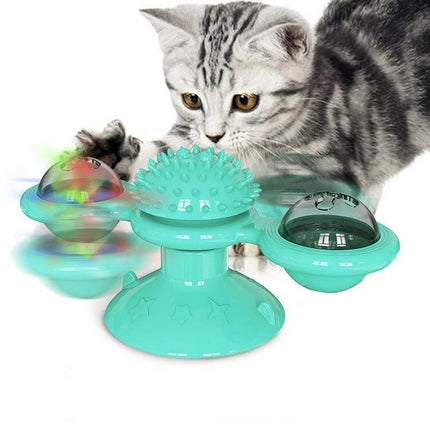 Interactief Draaibaar Speelgoed | Puzzel & Tandverzorging Voor Katten | Plastic Huisdierenspeelgoed | Geen Batterijen | Shandong China