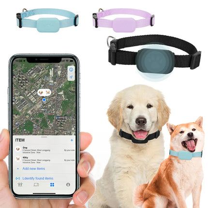 PetTrack GPS-tracker voor Huisdieren | Real-Time Locatie Volgen | Veilig Voor Hond & Kat | Verstelbare Kraag | Compatibel met iOS