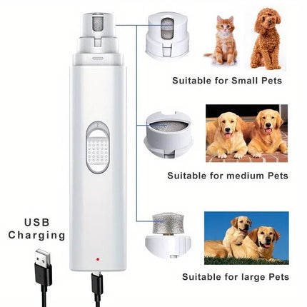 PetNailPro | Elektrische, Oplaadbare Nagelvijl voor Huisdieren met Stille Motor en Beschermende Deksel | Veilig en Effectief