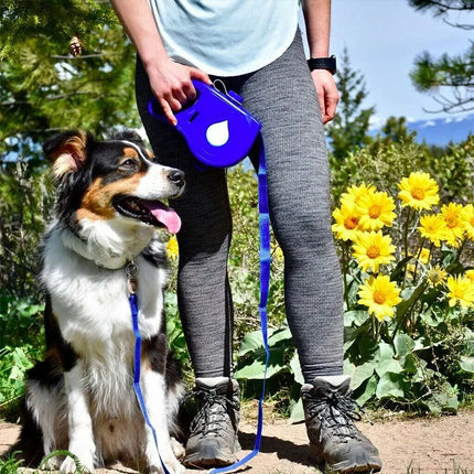 PawTrekker handsfree hondenuitlaatset | Met waterdispenser, afvalzakhouder en opbergvakje | Ideaal voor wandelen, trektochten en reizen