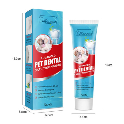PetSmile | Eetbare mondverzorging voor hond en kat | Natuurlijke ingrediënten met munt en papaya | 60g | Voorkomt tandplak en zorgt voor frisse adem