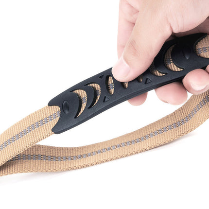 Elastische Hondenlijn met Schokabsorptie en Reflecterende Stiksels voor Actieve Honden