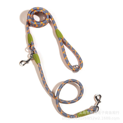 LumiPaw Handenvrije Looplijn | Reflecterend Nylon | Verstelbaar voor Alle Hondenmaten | Sterk voor Trainen, Wandelen & Joggen