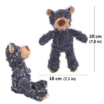 PawPlay Pluche Teddybeer met Pieper voor Kleine Honden | Ideaal voor Training en Plezier | Lichtgewicht en Duurzaam