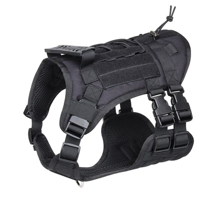 Tactisch Hondentuig voor Middelgrote en Grote Honden | Stevig Nylon | Verstelbaar, Ergonomisch en Comfortabel | Geschikt voor Outdoor, Wandelingen en Training