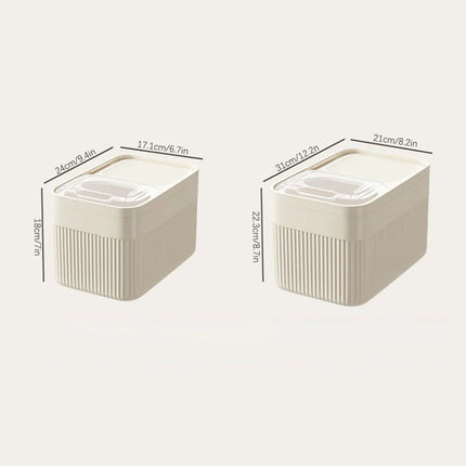 FrischGut Voedselopslag Container | Luchtdicht & Vochtbestendig | PP-kunststof | Voor Honden- & Kattenvoer | Langdurige Versheid