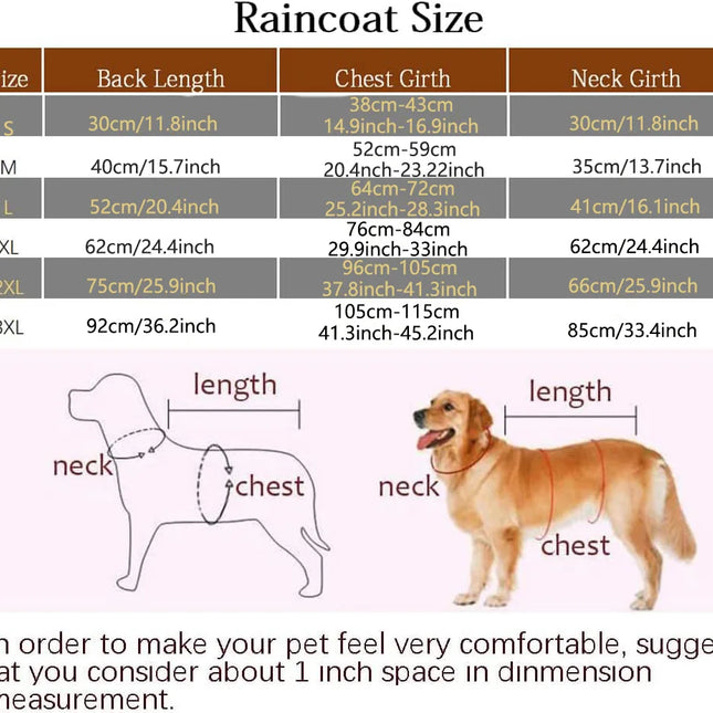 Stijlvolle Waterdichte Regenjas voor Honden met Capuchon | Reflecterende Cape voor Veiligheid en Comfort tijdens Regenachtige Wandelingen | Lichtgewicht en Ademend