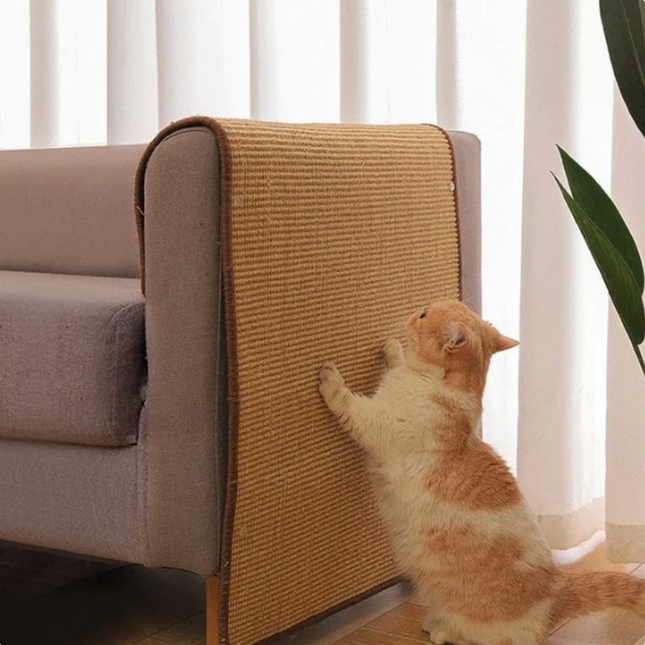 ScratchAway™ Beschermingshuls voor Meubelpoten | Duurzaam Sisal | Antislip & Aanpasbaar | Ideaal voor Katten