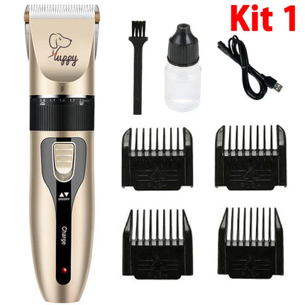 Oplaadbare Professionele Trimmer voor Huisdieren | Geschikt voor Katten en Honden | 5 Snelheden, Keramische Mes, Ultra Stil