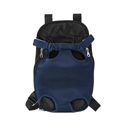 Ademende Rugzak voor Kleine Honden en Katten | Comfortabel met Verstelbare Banden en Veiligheidshaak | Ademend Nylon en Mesh | Beschikbaar in S, M, L, XL