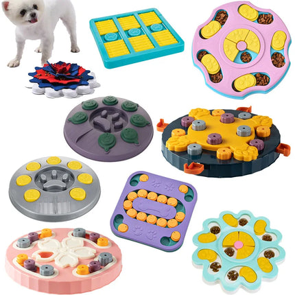 Interactief Voerpuzzel voor Honden | Anti-Schrok Spel met Non-Slip Basis | Stimuleert Intelligentie en Vermindert Verveling