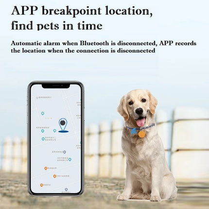 PawGuard Anti-verlies tracker voor huisdieren | Bluetooth tracker met twee-weg beveiliging | Stroomuitvalalarm | Lange standby-tijd | Geschikt voor honden en katten