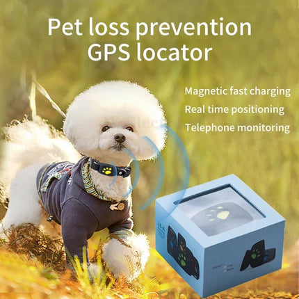GPS Tracker voor Huisdieren | Real-time Locatiebepaling | Geschikt voor Honden en Katten | Vibratiefunctie | Duurzame en Veilige GPS-halsband