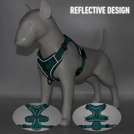 PawSecure | Veilig en Comfortabel Buitenharnas voor Honden en Katten | Reflecterend en Ademend Mesh | Verschillende Maten en Kleuren