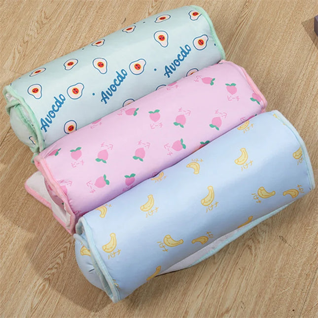 Koelmat Voor Honden | Zacht & Zelfkoelend | Katoenen Mat Verkrijgbaar in Maten Medium & Groot | Handwasbaar | Kleuren: Roze, Blauw, Groen
