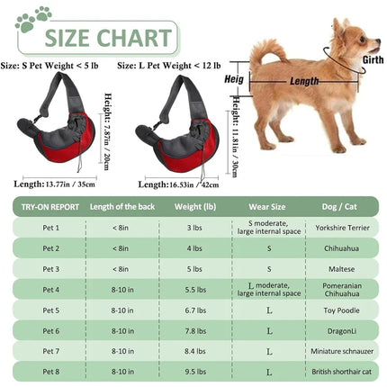 Ademende Schouderdraagtas voor Kleine Huisdieren | Mesh & Sponsvoering | Verstelbare Crossbody Riem | Geschikt voor Honden, Katten tot 6 kg | Beschikbaar in Meerdere Kleuren