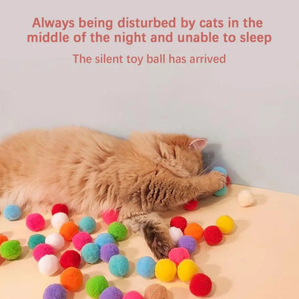 Interactief Katten Speelgoed | Stil Bal Lanceerapparaat | Pluche Ballen | Creatieve Huisdier Spelletjes | Zonder Geluid | Actief Huisdier | Kattenballen | China | Huisdierveilig | Stimulerend Spel | Zonder Chemie