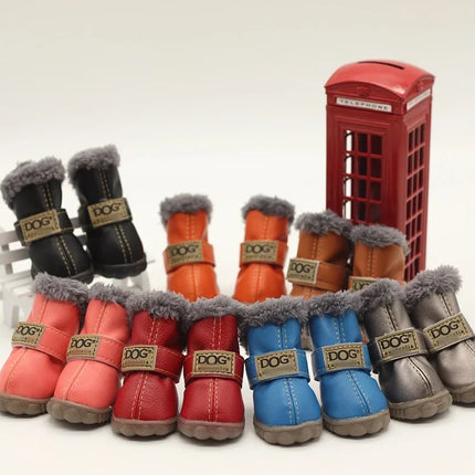 WarmPaws | Gevoerde Winter Schoentjes voor Honden | Bescherming Tegen Kou en Vocht