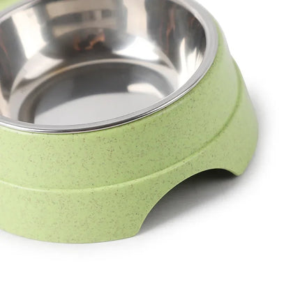 PawPerfect Dubbele Set | Roestvrijstalen Eet- & Drinkbakken voor Huisdieren | Antislip, Duurzaam & Hygiënisch
