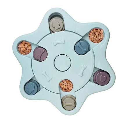 Interactief Voerpuzzel voor Honden | Anti-Schrok Spel met Non-Slip Basis | Stimuleert Intelligentie en Vermindert Verveling