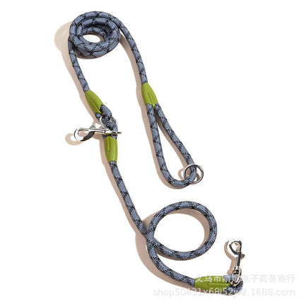 LumiPaw Handenvrije Looplijn | Reflecterend Nylon | Verstelbaar voor Alle Hondenmaten | Sterk voor Trainen, Wandelen & Joggen