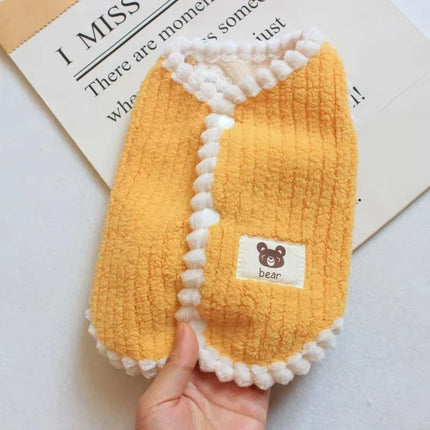 Kurtka polarowa CozyCoat | Ciepło dla małych psów i kotów | Chihuahua, buldog francuski, york | Wygodny krój | Idealna na jesień i zimę | Łatwa do założenia | Pełna ochrona