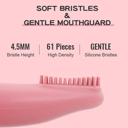 SoftClean Ultra-Zachte Siliconen Vingerhoes | Veilig en Effectief Tandverzorging Accessoire voor Honden en Katten | Beschermt Tandvlees, Verwijdert Plak