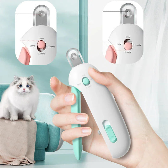 Ergonomische Nagelknipper voor Huisdieren met Verstelbare Opening | Veilig en Comfortabel voor Katten en Honden | Inclusief Antislip Handvat