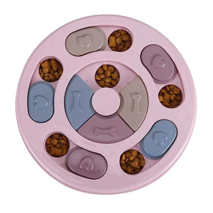 Interactief Voerpuzzel voor Honden | Anti-Schrok Spel met Non-Slip Basis | Stimuleert Intelligentie en Vermindert Verveling