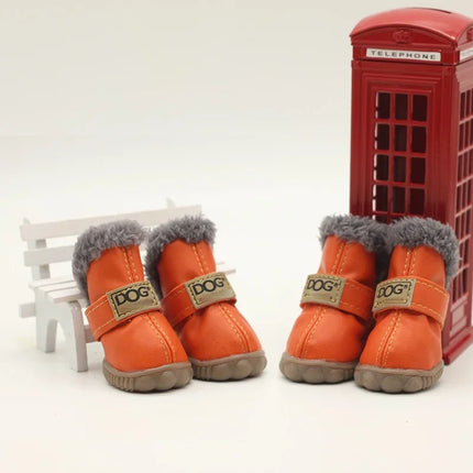 WarmPaws | Gevoerde Winter Schoentjes voor Honden | Bescherming Tegen Kou en Vocht