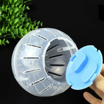 MOONBIFFY Hamster Rennende Bal | Transparant Ademend Ontwerp | Kleine Dieren Fitness Toy | Loopwiel