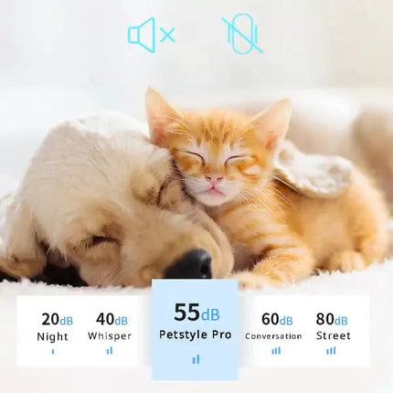 HuisdierHeld 4-in-1 Verzorgingskit voor Honden en Katten | Draadloos en Stil Apparaat met 4 Opzetstukken | Waterdicht en USB-Oplaadbaar
