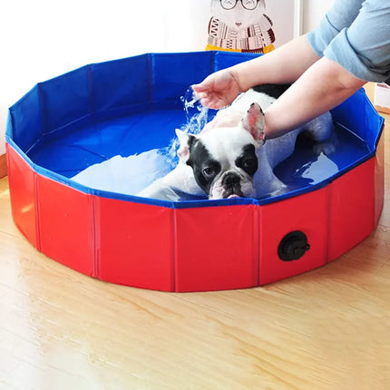 Opvouwbaar Verkoelend Huisdierenzwembad | Draagbaar en Stevig | Ideaal voor Honden, Katten en Kinderen | Geschikt voor Binnen en Buiten