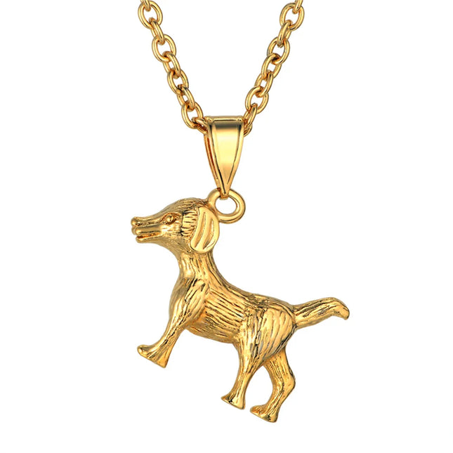 Dierenhanger ketting zilver of goud | Roestvrijstaal | Olifant hond uil kat hanger | Unisex dierenketting | Origineel cadeau voor dames & heren