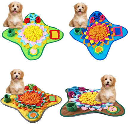 Interactieve Snuffelmat voor Honden | Stimuleert Natuurlijk Foerageergedrag | Duurzaam & Makkelijk Schoon te Maken