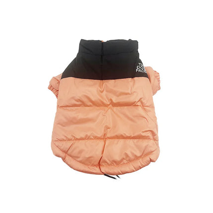 Dog Face Winterjas voor Honden | Water- en Winddicht | Maten S-2XL | Superzacht en Warm | Polyester en Katoen