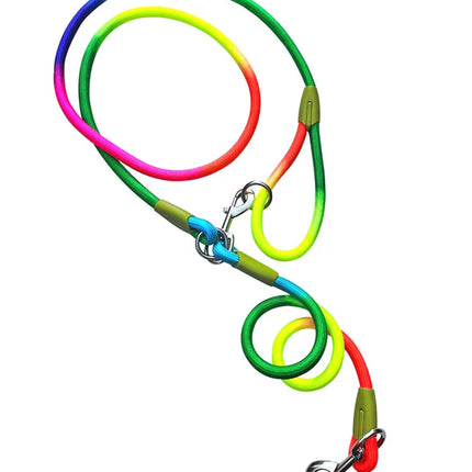 LumiPaw Handenvrije Looplijn | Reflecterend Nylon | Verstelbaar voor Alle Hondenmaten | Sterk voor Trainen, Wandelen & Joggen