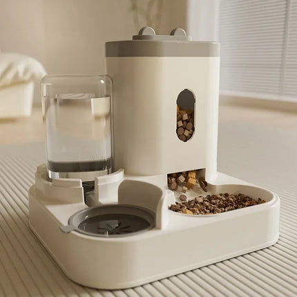 Grote Automatische Voeder- en Drinkbak met Waterfontein voor Huisdieren | Anti-Omkantel Ontwerp | Ideaal voor Katten en Honden