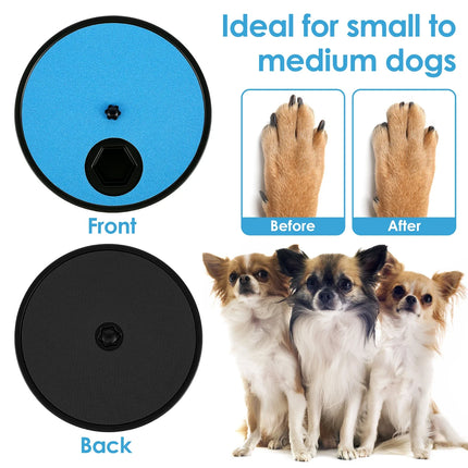 Draaibare Klauwverzorgingsspeelgoed voor Honden | 30x30 cm met Schuurpapier en Voedselcompartimenten | Antislip en Stressvrij