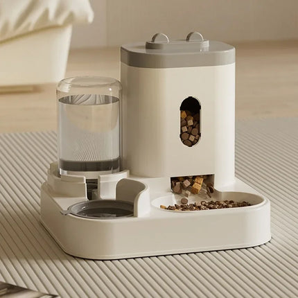 Grote Automatische Voeder- en Drinkbak met Waterfontein voor Huisdieren | Anti-Omkantel Ontwerp | Ideaal voor Katten en Honden