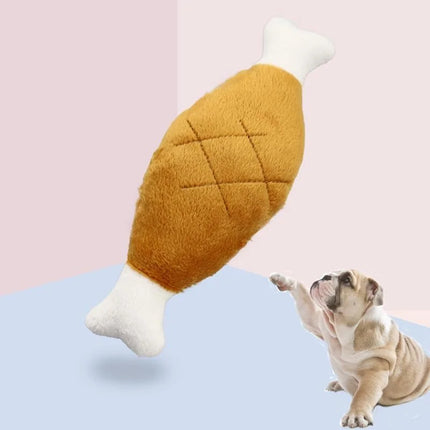 Duurzaam Pluche Speelgoed met Pieper voor Honden en Katten | Zacht en Veilig | Geschikt voor Alle Formaten Huisdieren